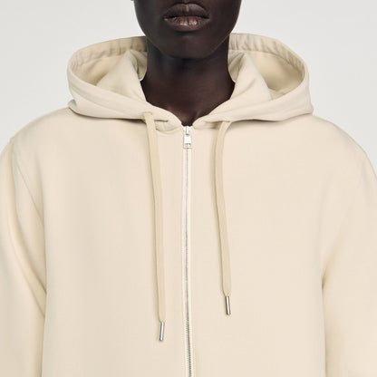 Sandro Hooded shirt jacket Putty