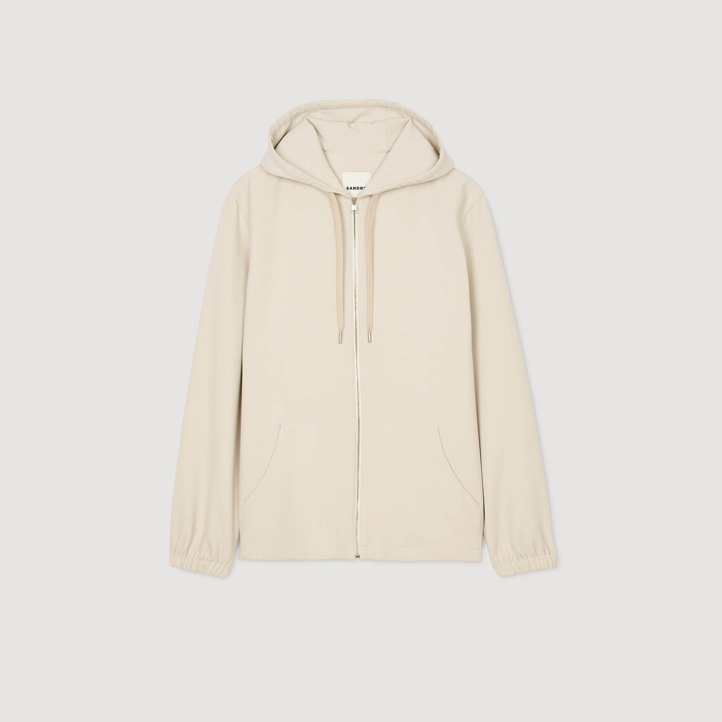 Sandro Hooded shirt jacket Putty