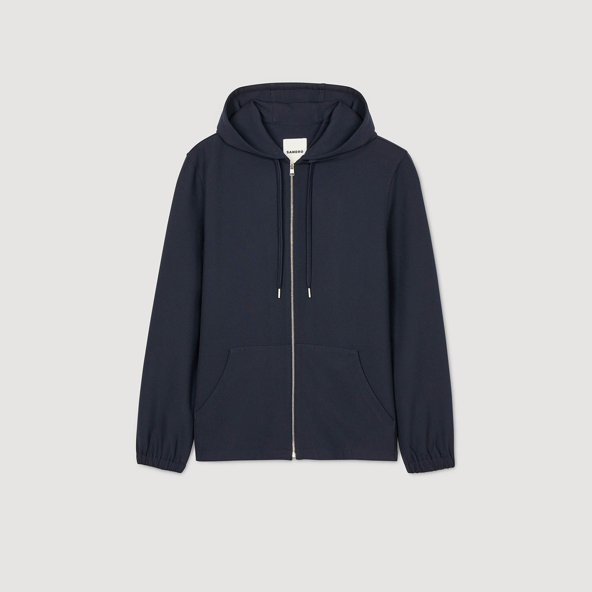 Sandro Hooded shirt Navy Blue