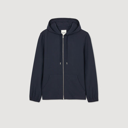 Sandro Hooded shirt Navy Blue