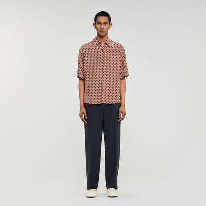 Sandro Rope print shirt Terra