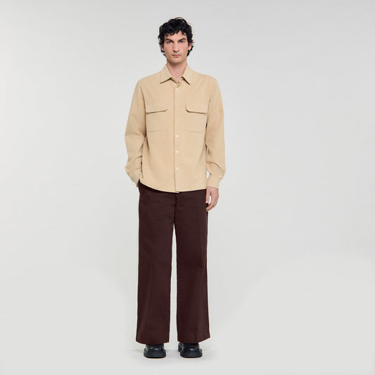 Sandro Flannel shirt Beige