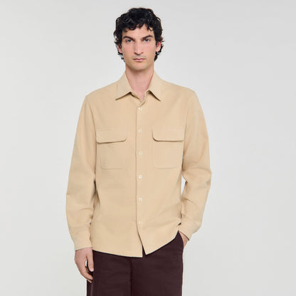 Sandro Flannel shirt Beige