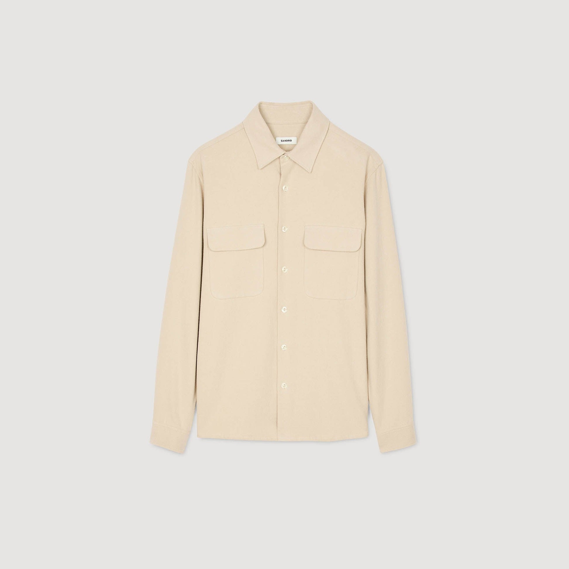Sandro Flannel shirt Beige