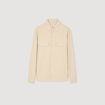 Sandro Flannel shirt Beige