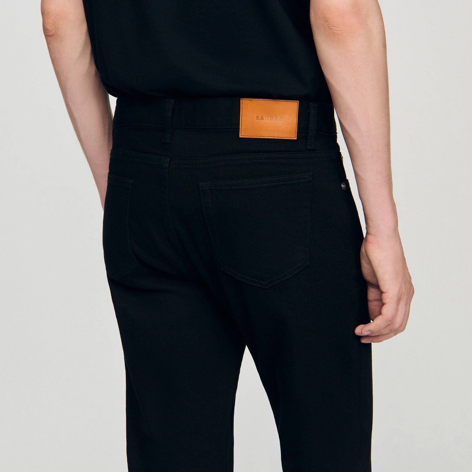 Sandro Slim-fit jeans Black