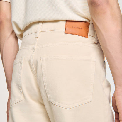 Sandro Cotton jeans Ecru