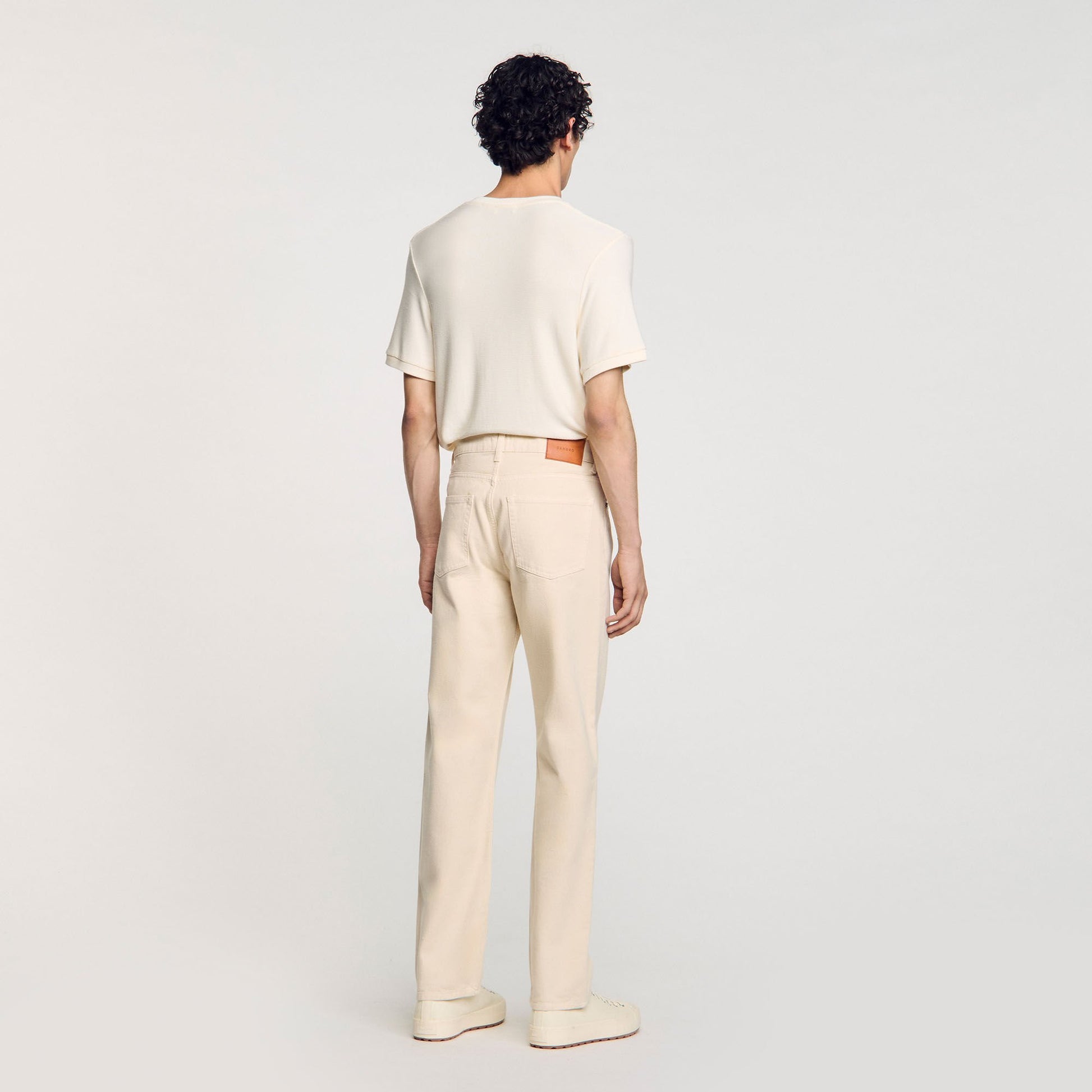 Sandro Cotton jeans Ecru