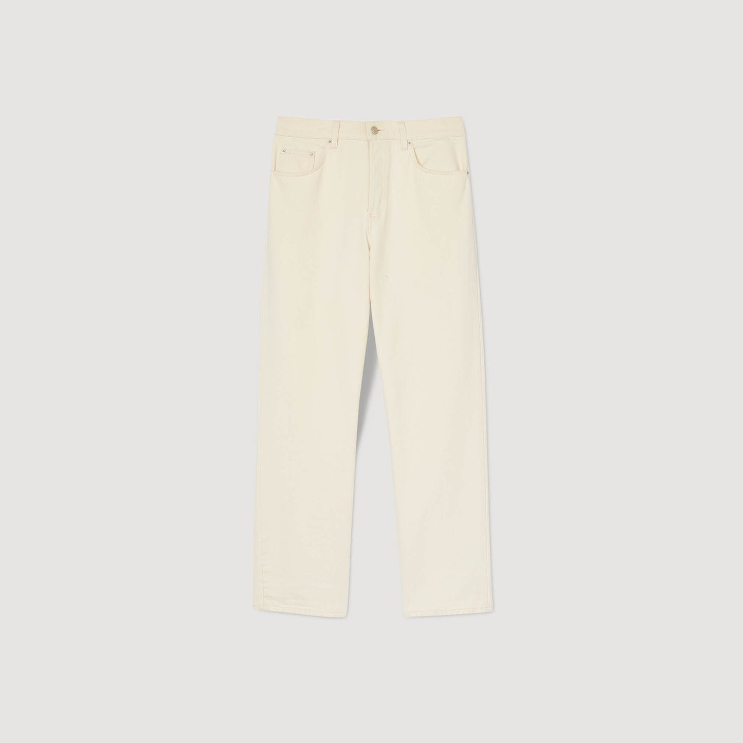 Sandro Cotton jeans Ecru