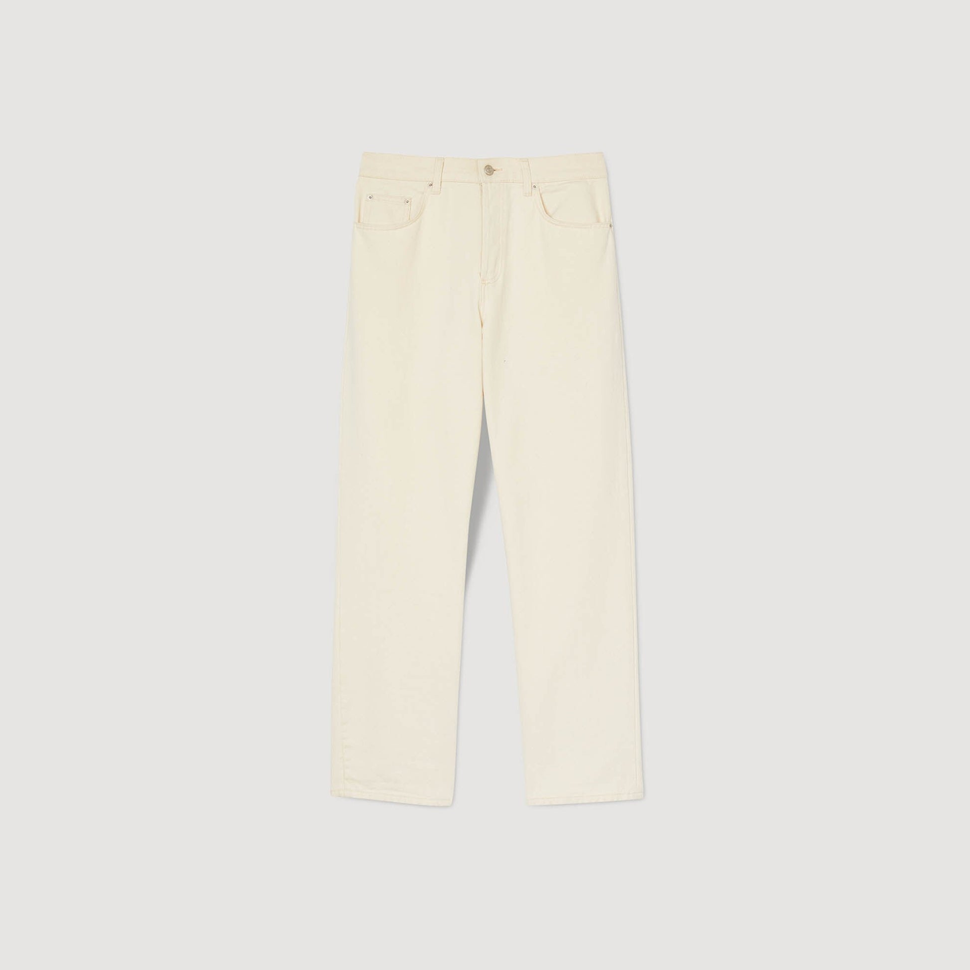 Sandro Cotton jeans Ecru