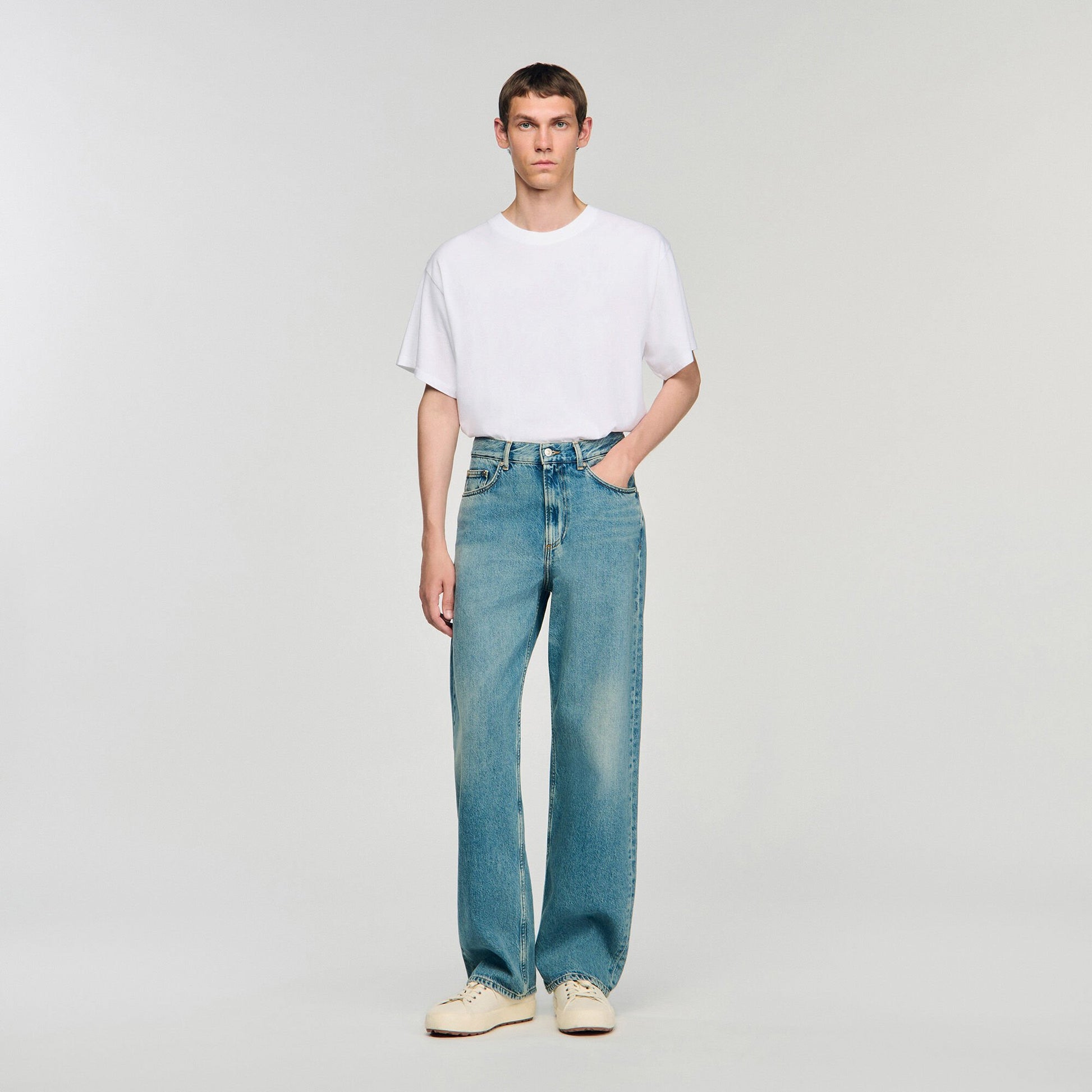 Sandro Baggy jeans Blue