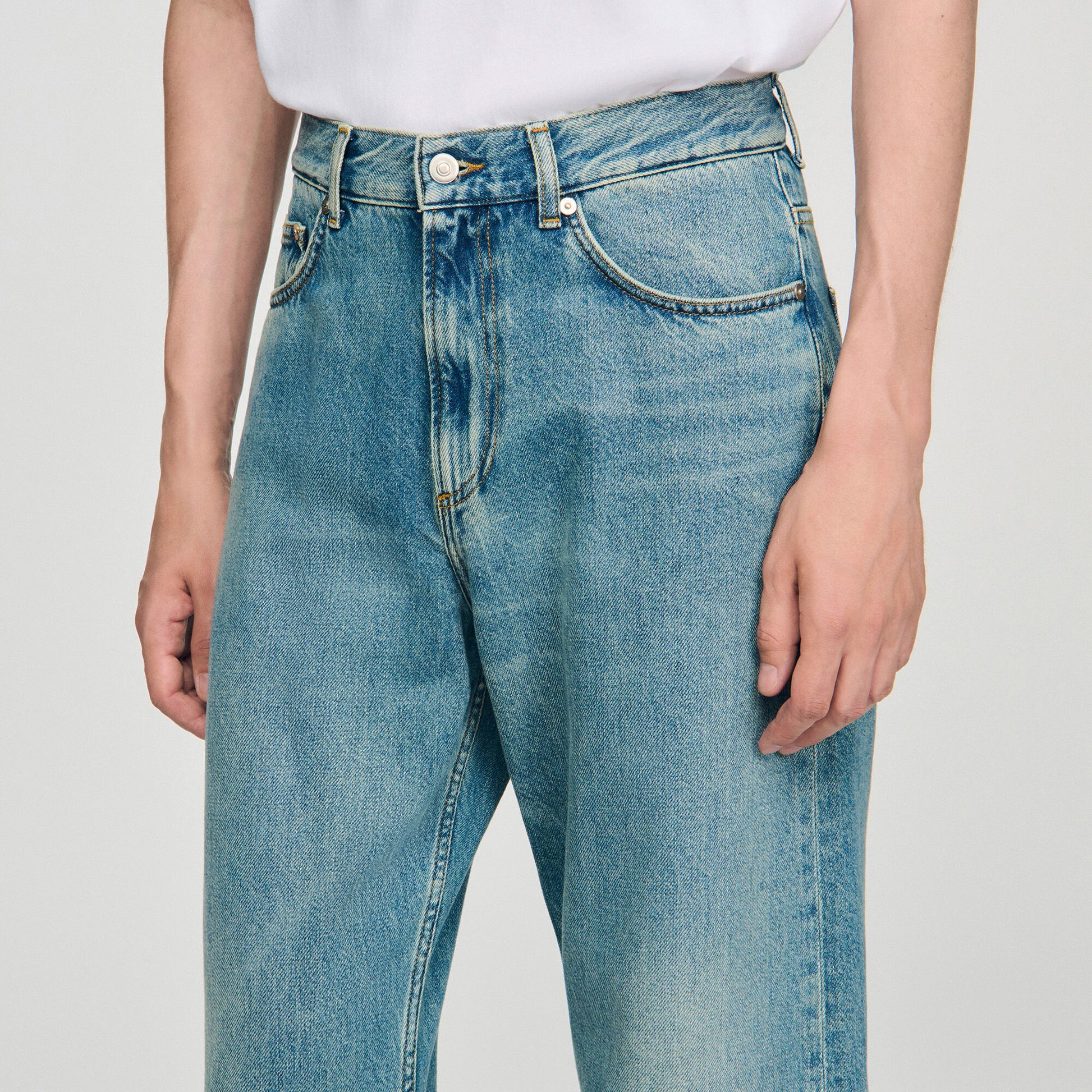 Sandro Baggy jeans Blue