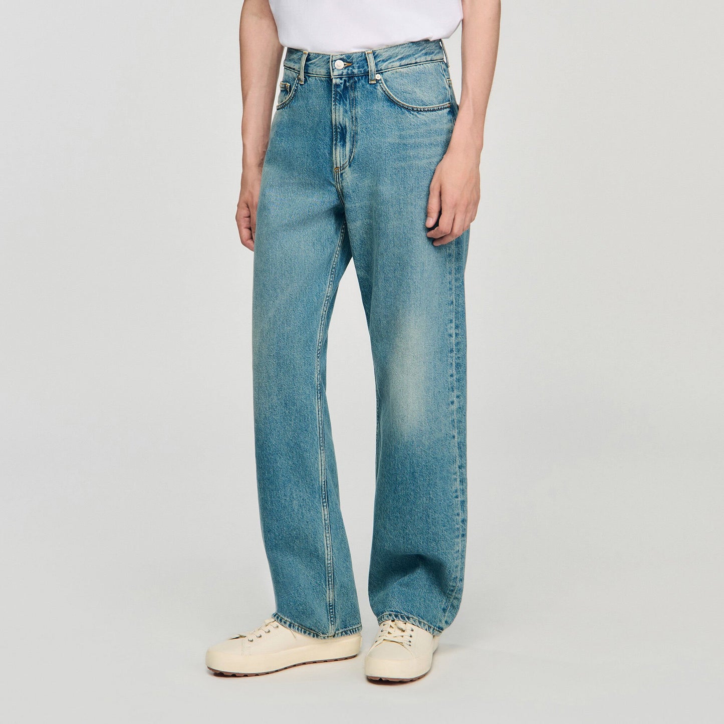 Sandro Baggy jeans Blue