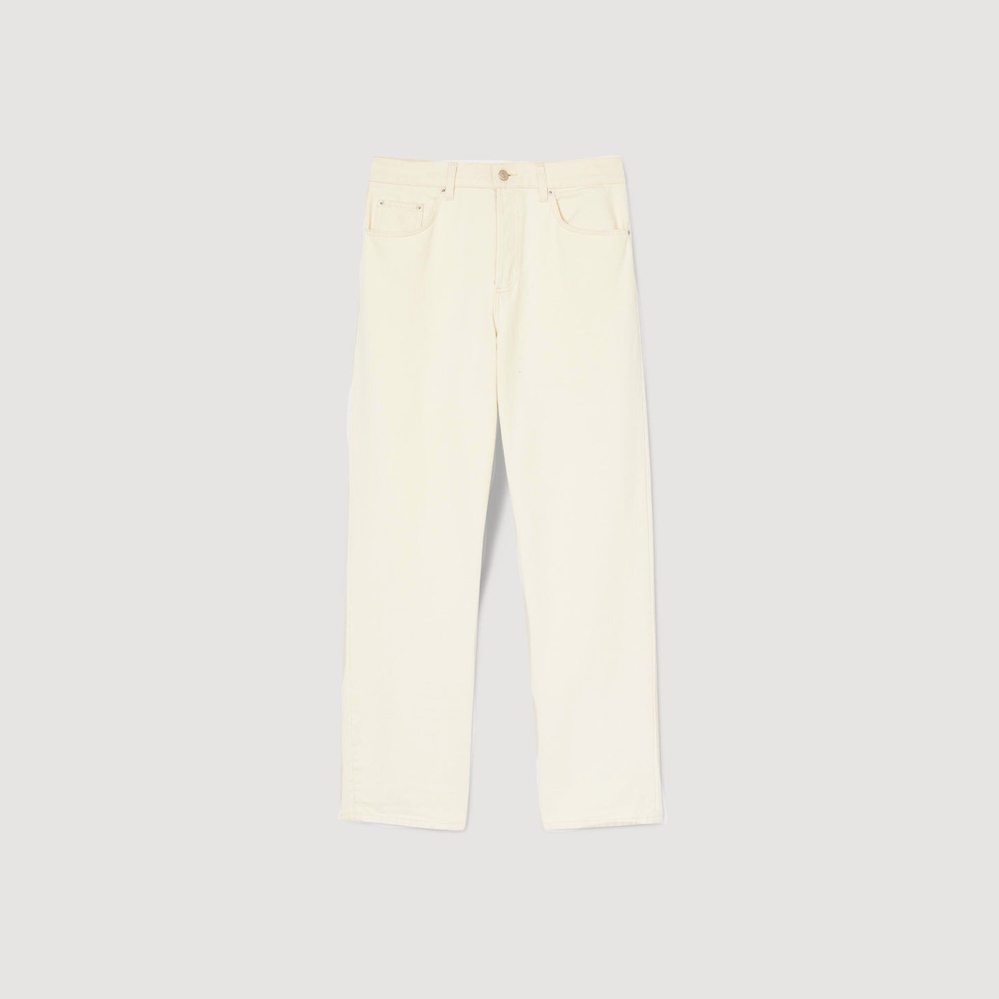 Sandro Regular jeans Ivory.