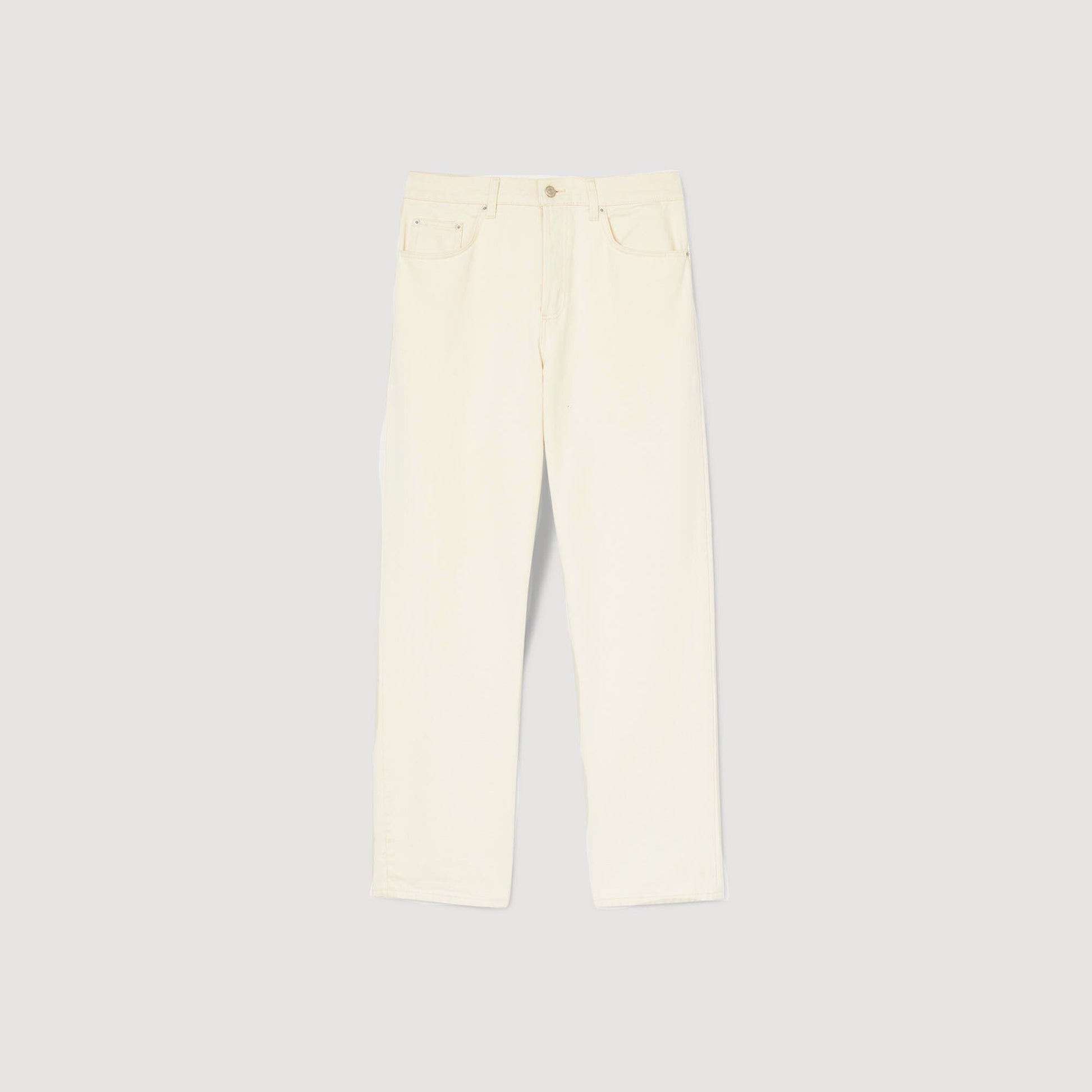 Sandro Regular jeans Ivory.