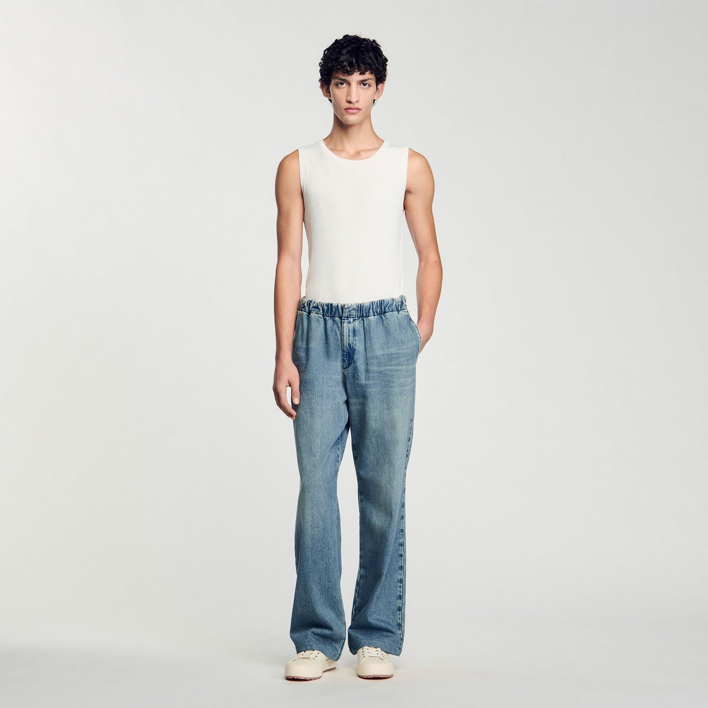 Sandro Wide-leg jeans Blue Vintage - Denim