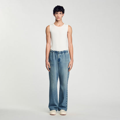 Sandro Wide-leg jeans Blue Vintage - Denim