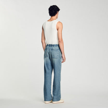 Sandro Wide-leg jeans Blue Vintage - Denim