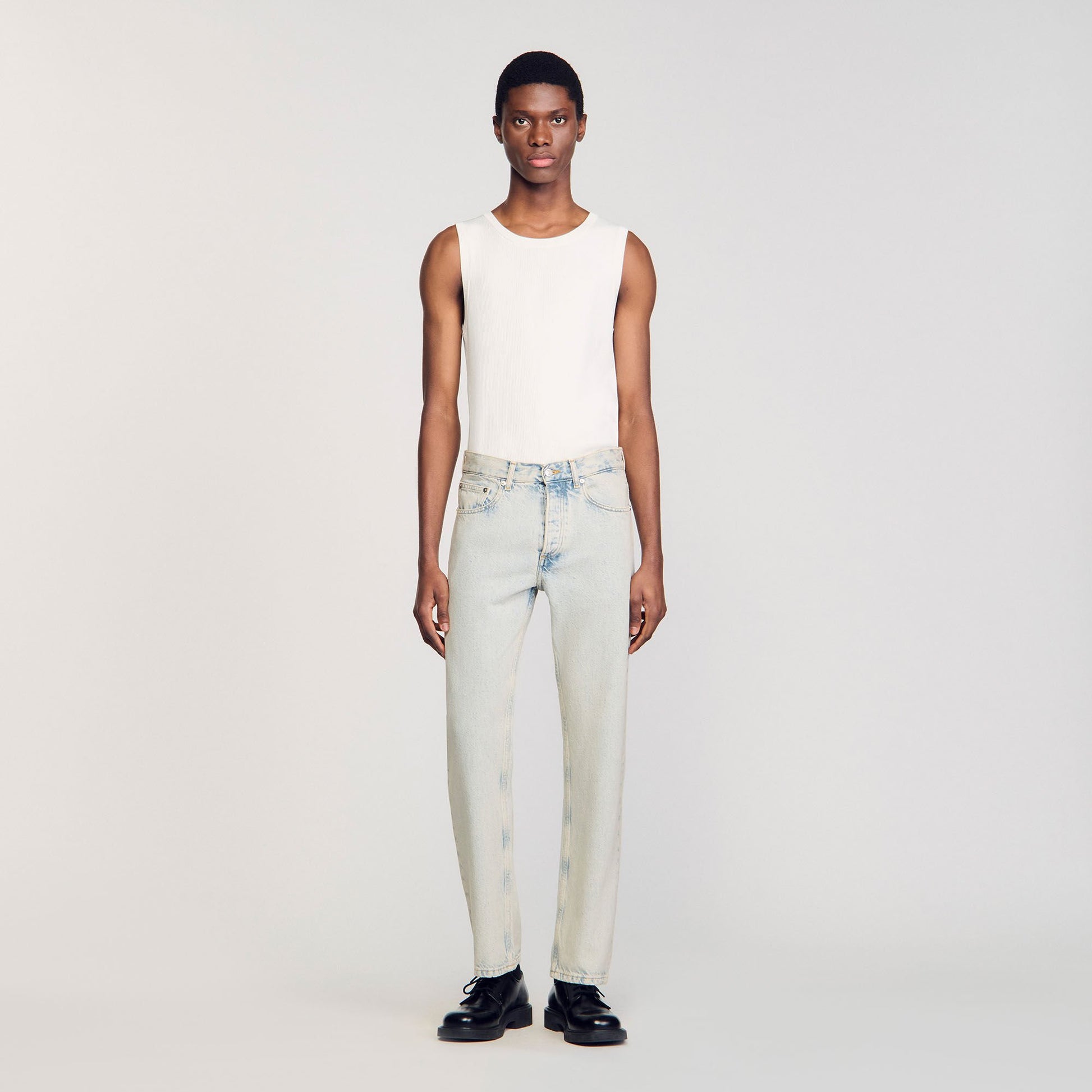 Sandro Regular faded jeans Blue Vintage - Denim