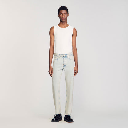 Sandro Regular faded jeans Blue Vintage - Denim