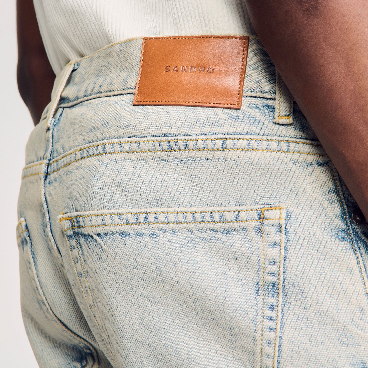Sandro Regular faded jeans Blue Vintage - Denim