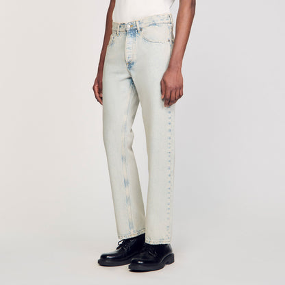 Sandro Regular faded jeans Blue Vintage - Denim