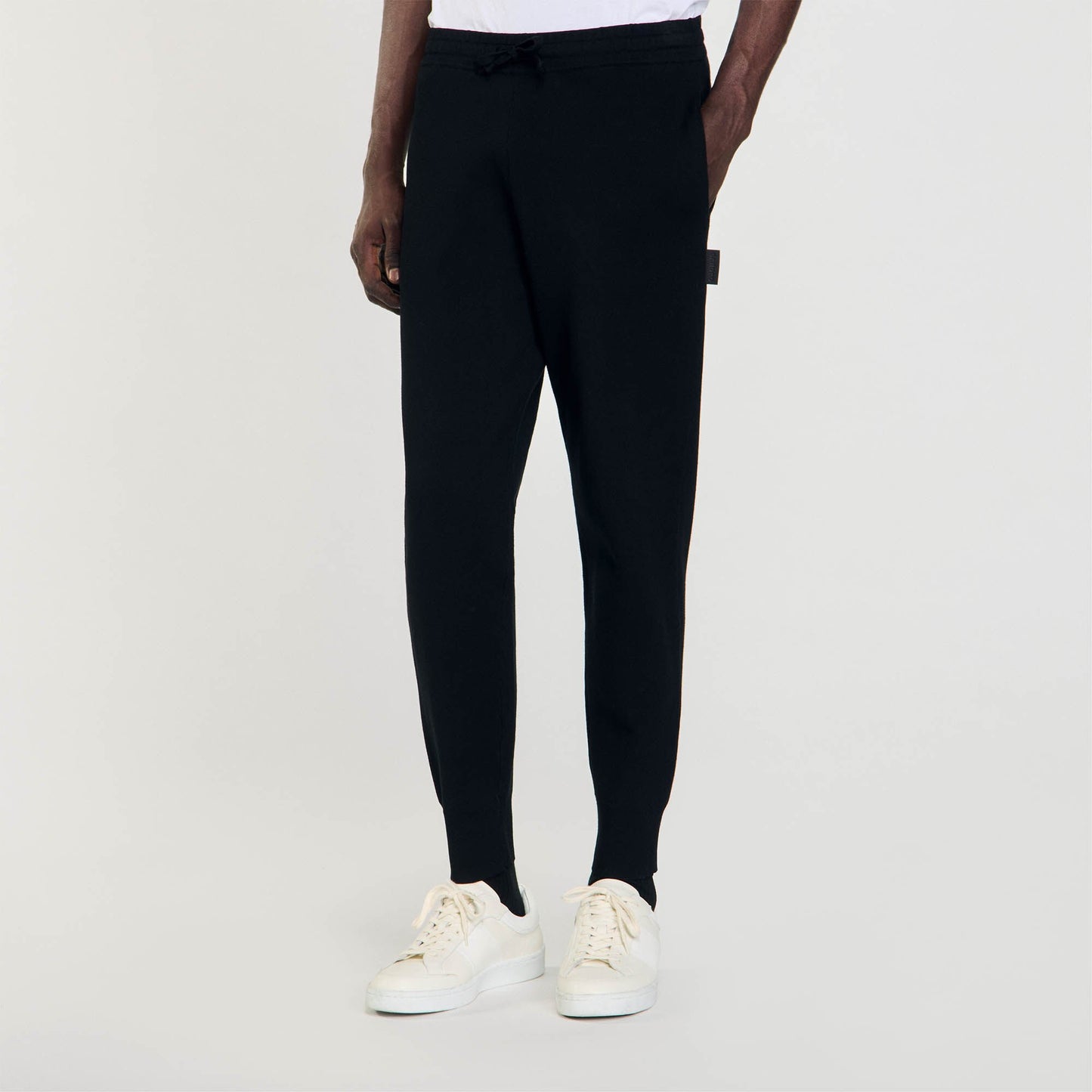 Sandro Knit jogging bottoms Black