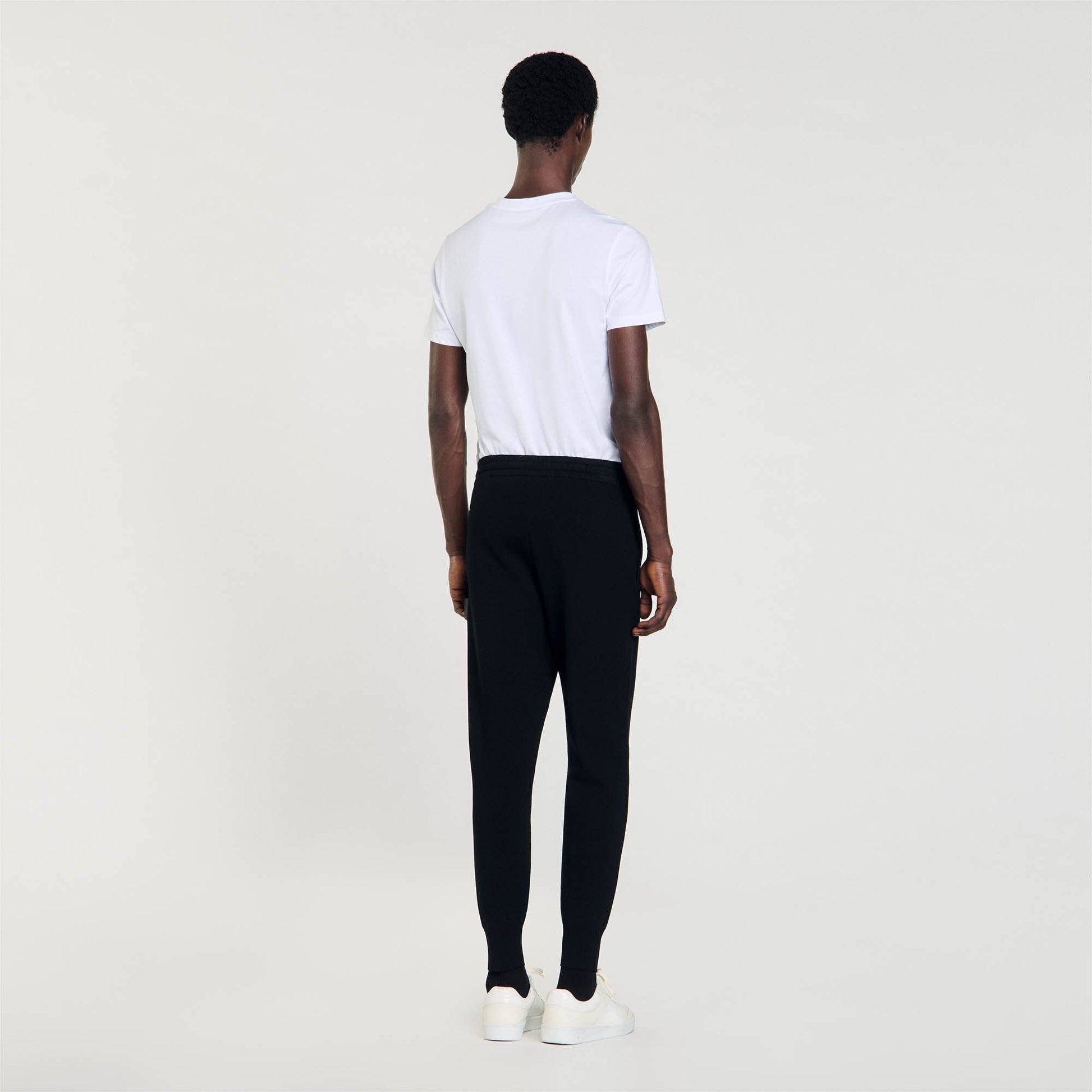 Sandro Knit jogging bottoms Black
