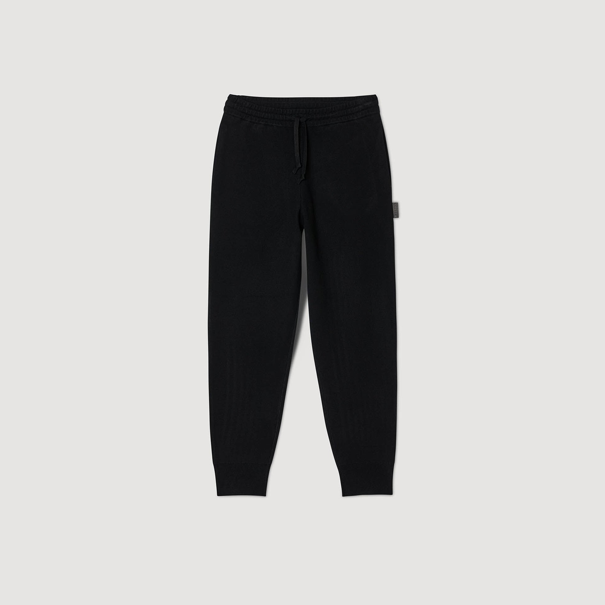 Sandro Knit jogging bottoms Black