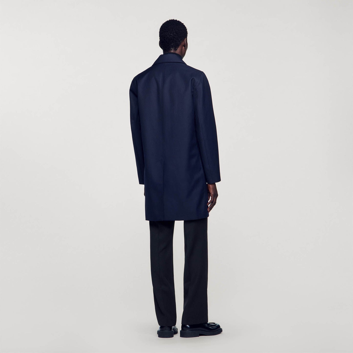 Sandro Waterproof raincoat Navy Blue