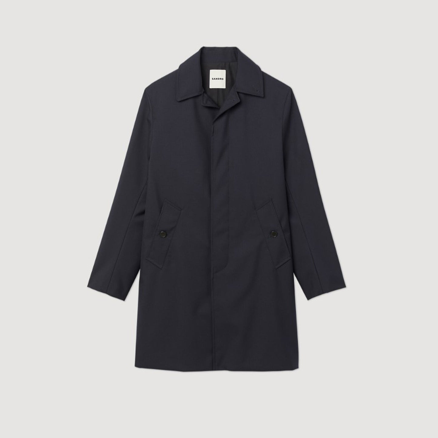 Sandro Waterproof raincoat Navy Blue