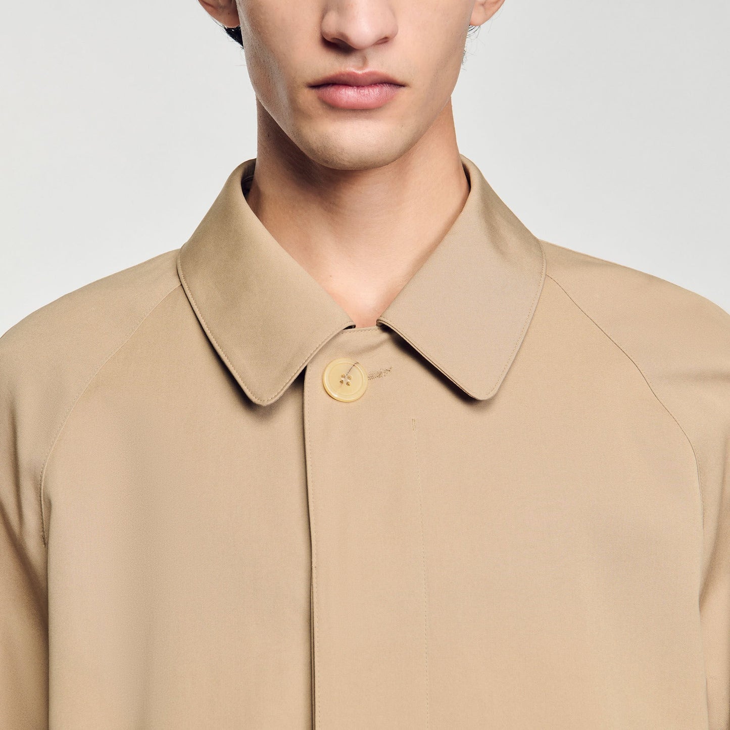 Sandro Long coat Sand.