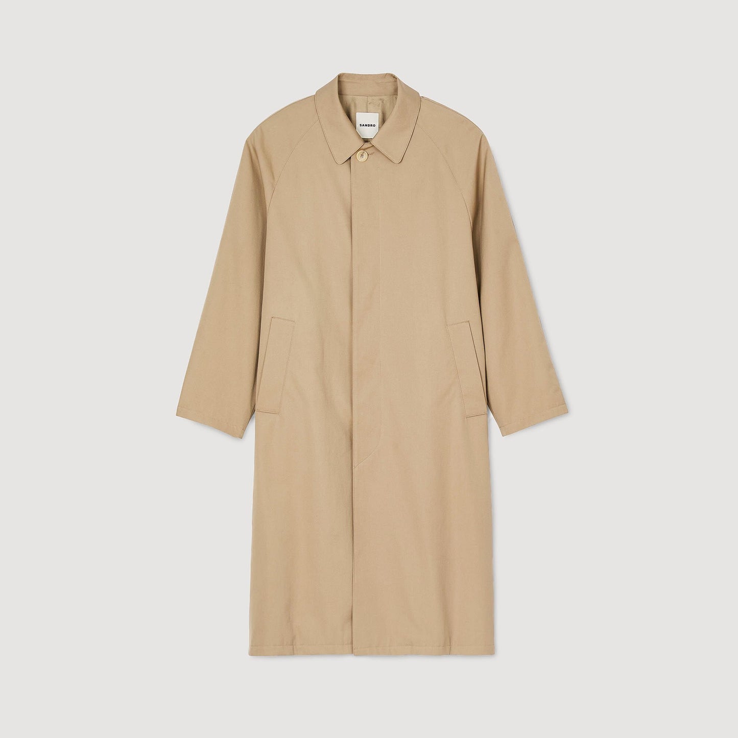 Sandro Long coat Sand.