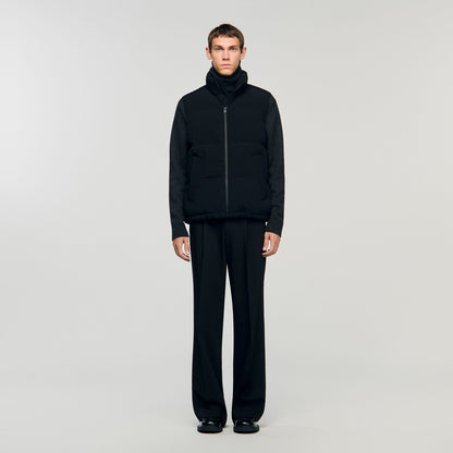 Sandro Sleeveless technical puffer Black