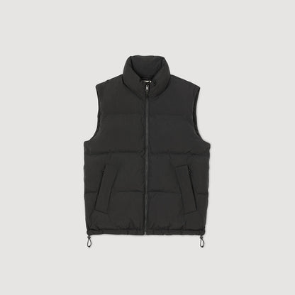 Sandro Sleeveless technical puffer Black