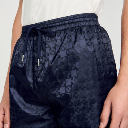 Sandro Square Cross swim shorts Midnight Blue