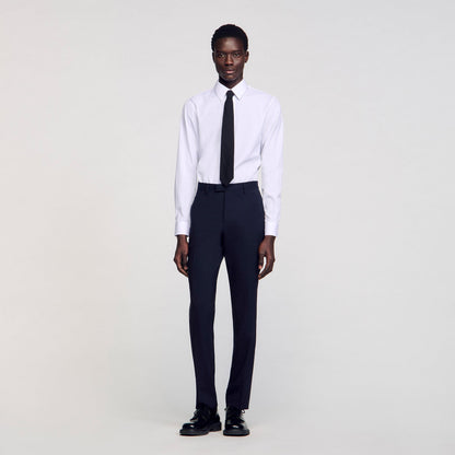 Sandro Classic wool suit pants Navy Blue