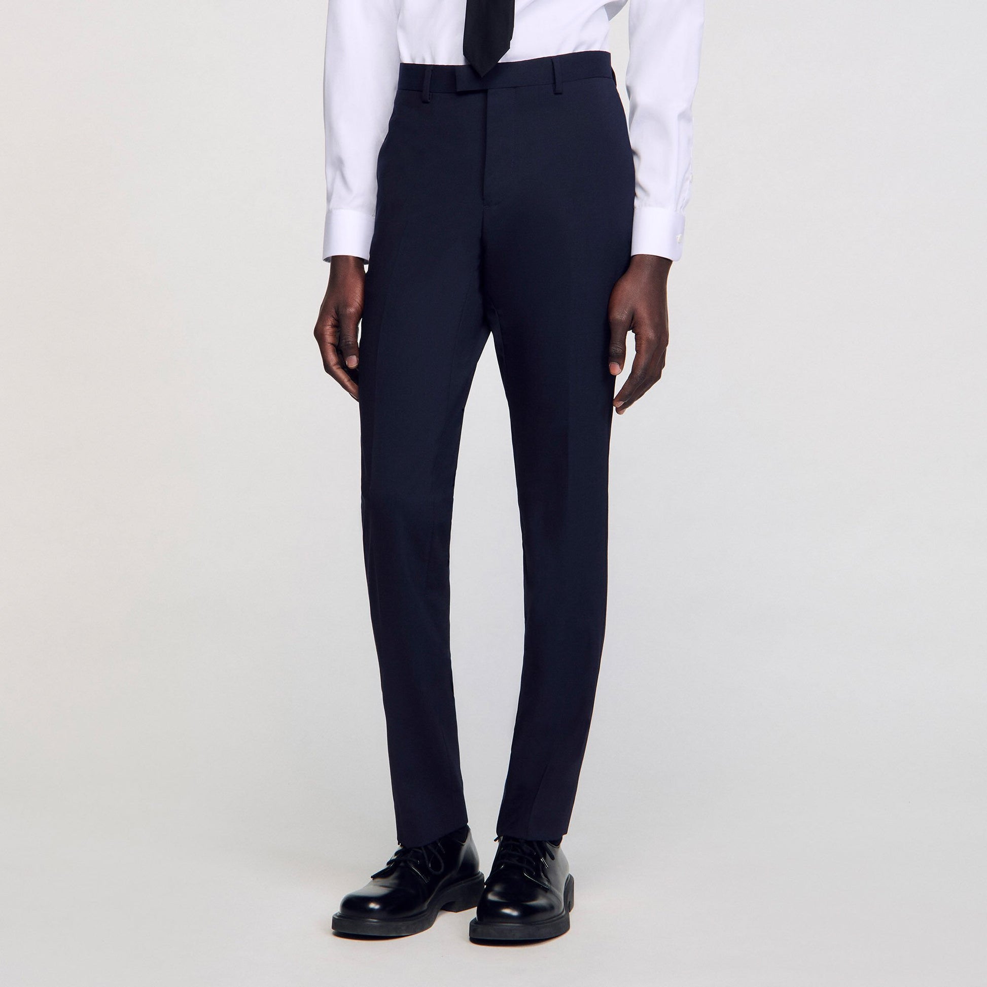 Sandro Classic wool suit pants Navy Blue