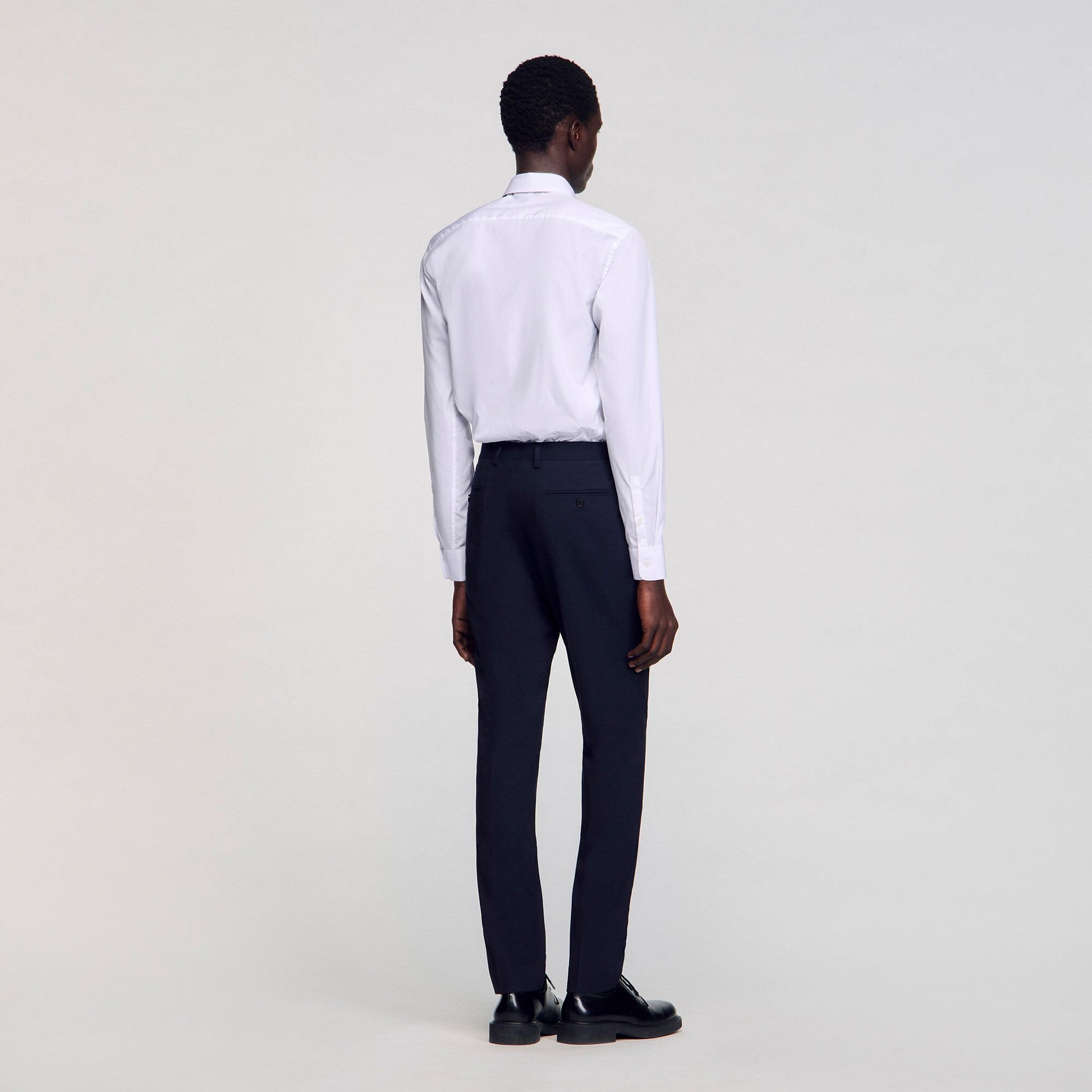 Sandro Classic wool suit pants Navy Blue