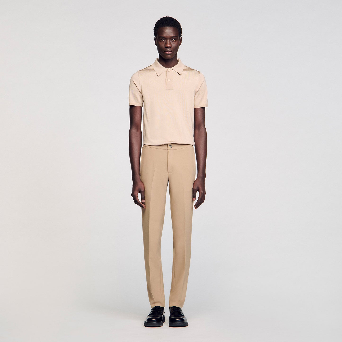 Sandro Jersey trousers Beige