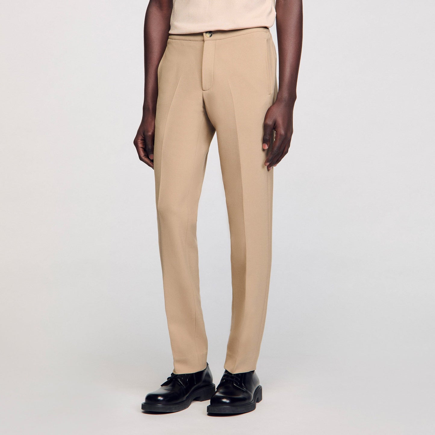 Sandro Jersey trousers Beige