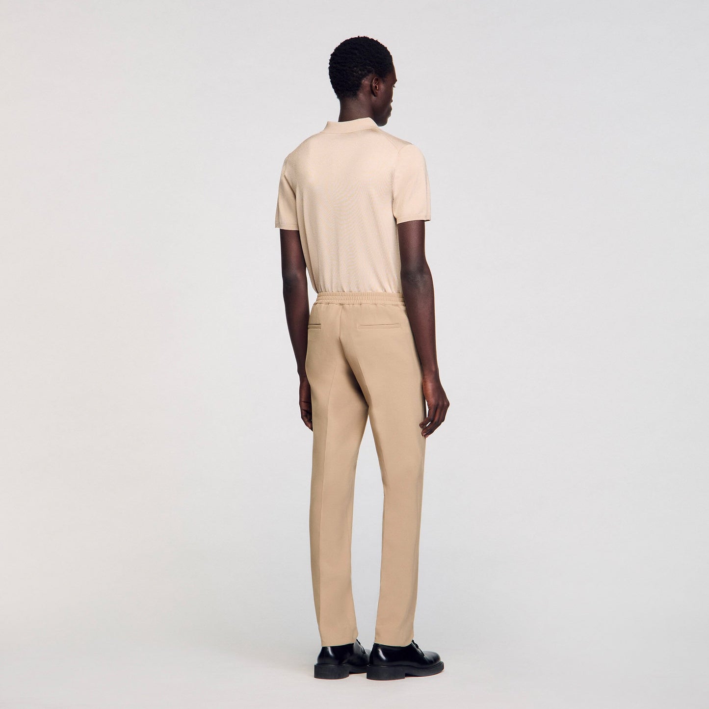 Sandro Jersey trousers Beige