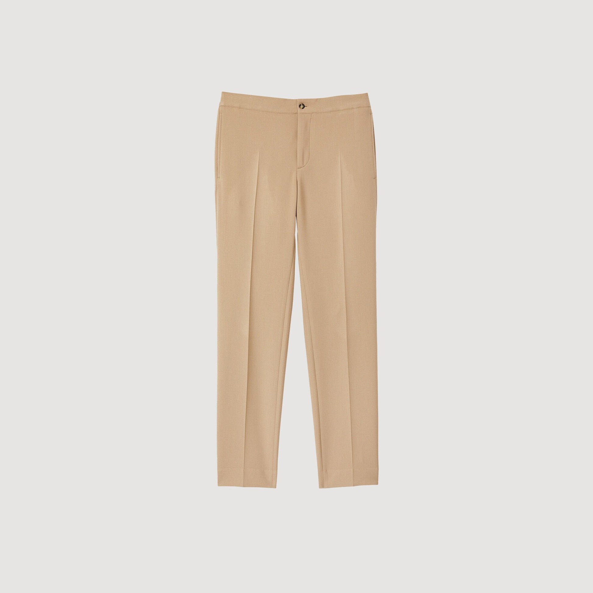 Sandro Jersey trousers Beige
