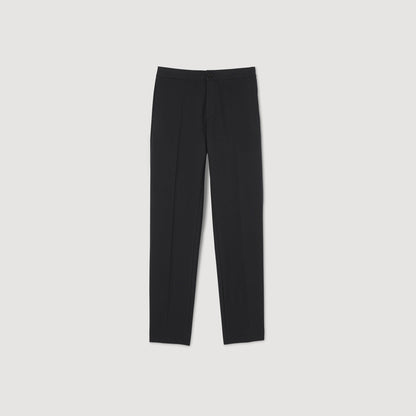 Sandro Jersey trousers Black