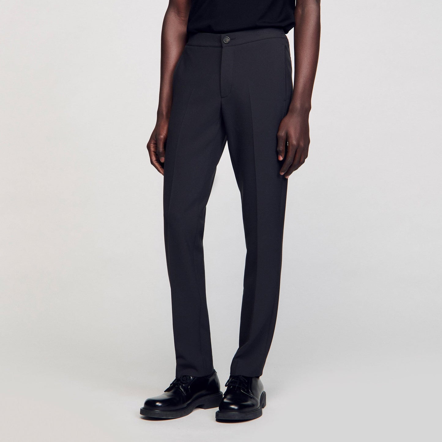Sandro Jersey trousers Dark Grey