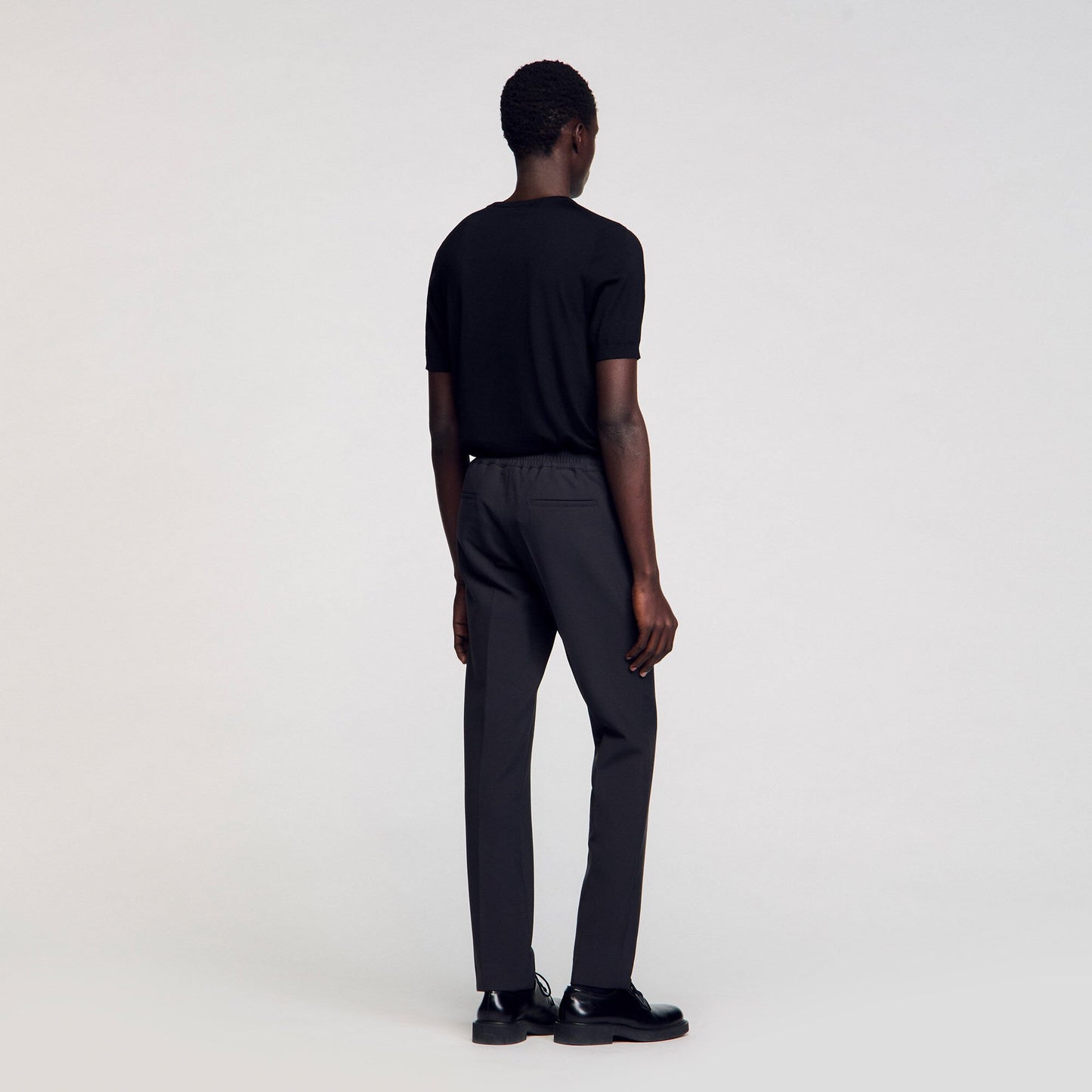 Sandro Jersey trousers Dark Grey