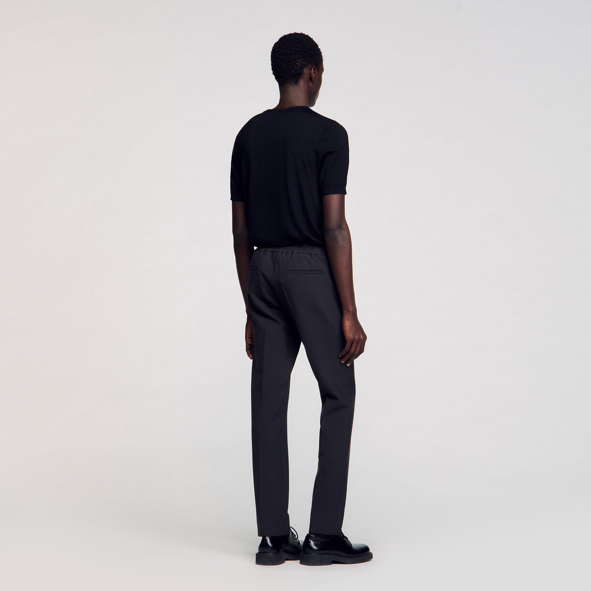 Sandro Jersey trousers Dark Grey