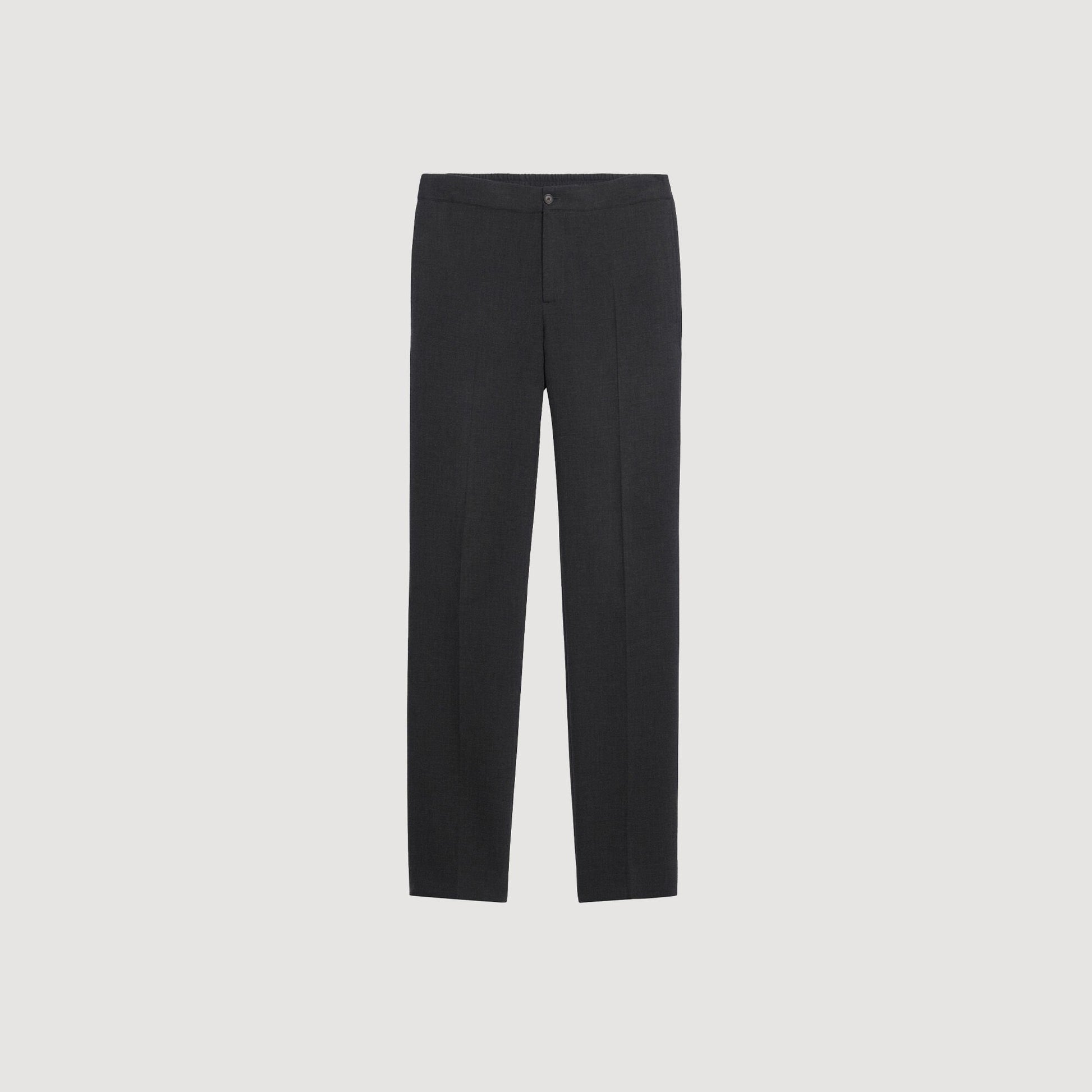 Sandro Jersey trousers Dark Grey