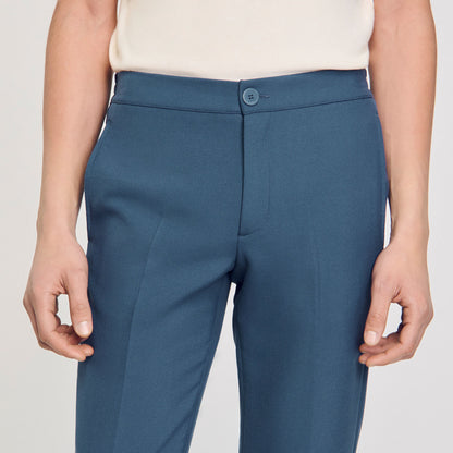Sandro Jersey trousers Thunderstorm Blue