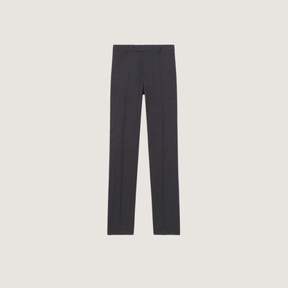 Sandro Wool suit trousers Mocked Grey